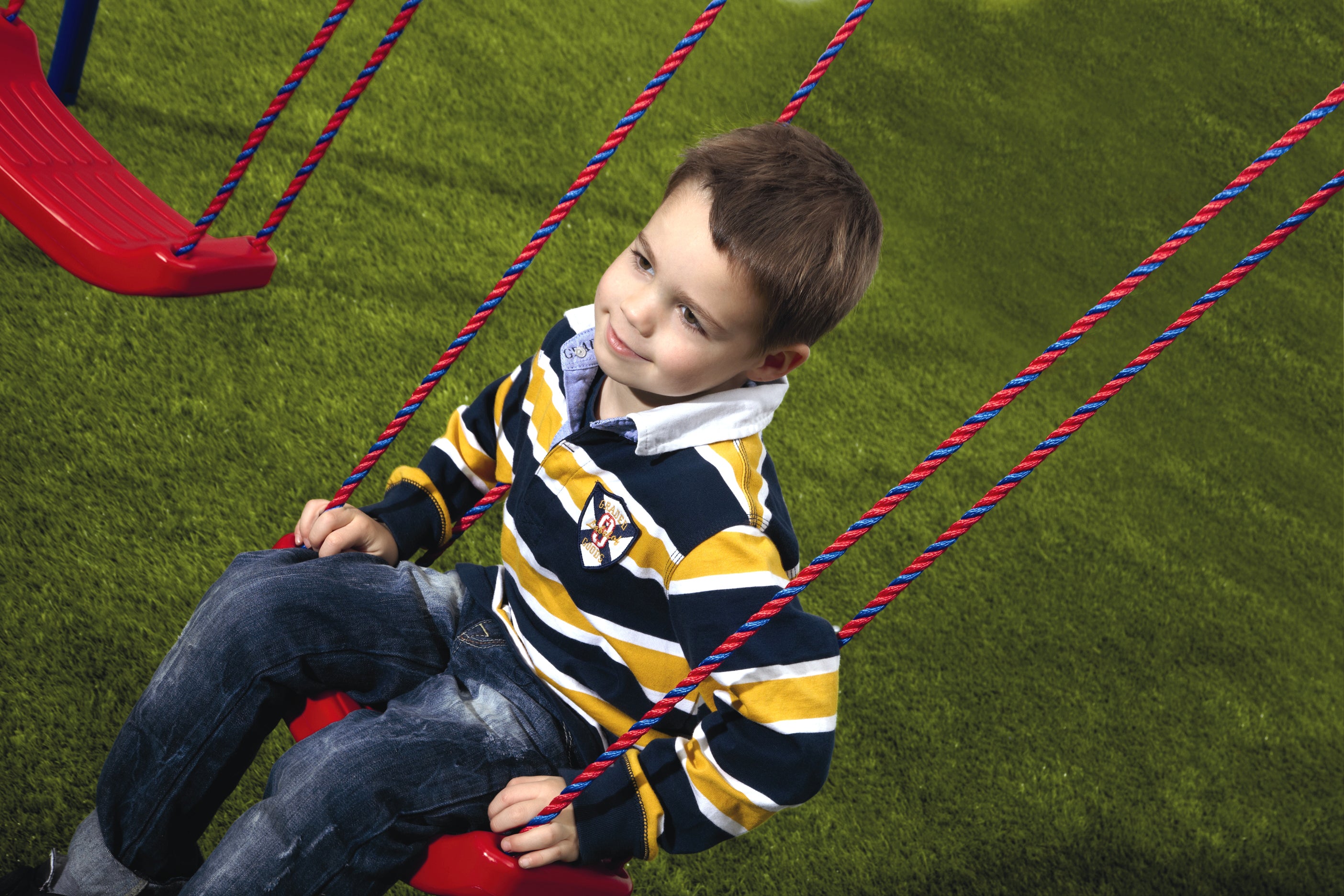 Multi-Play Swingset Bundle - With Gondola & Surf Swing Accessories